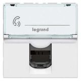 Legrand Telefon Prizi - Rj11 - 4 Kontak - 2 Modül - Beyaz