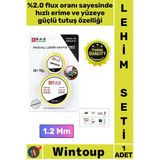 #Lehim Profesyonel Elektronik Devre Tamir Flux Güclü Hizli Erime 2'Li Lehim Teli Pasta Seti 1.2 Mm