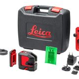 Leica Lino L2G – Çapraz çizgili lazer, Li-Ion pil, şarj cihazı, yenilikçi manyetik adaptör ve çanta içinde duvar askısı (yeşil lazer, çalışma alanı: 35 m)