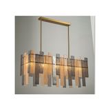 Leiden Camlı Masa Üstü Avize - 90 cm