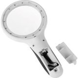 Leidory 8 Ledli 2.5X90MM & 8X22MM Takı Okuma Para Kontrol Için El Büyüteç