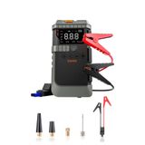 LEIDORY ACİL AKÜ TAKVİYE MARŞ MOTORU START 12000MAH 12V 150PSİ LASTİK ŞİŞİRME POMPASI POWERBANK LED LAMBA
