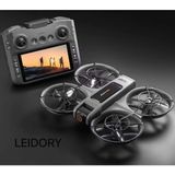 Leidory T21 Pro Drone Çift Hd Kamera Fpv Canlı Yayın Fırçasız Motor Engel Algılamalı Katlanabilir Drone - Siyah