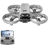 Leidory V8 Eğitici Akıllı Mini Drone - Wifi Fpv Canlı Görüntü Aktarımlı - 360° Takla Atan Kameralı Drone - Siyah
