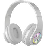 Leijun Çok Satan Kablosuz Işıklı Bluetooth Kulaklık Kulak Üstü Bluetooth Kulaklık 5.0 Kart Takılabilir Katlanabilir Ağır Bas B39 (Yurt Dışından) - Beyaz - Altın
