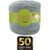 Leila Design KIRÇILLI GRİ PENYE İP (600-650GR) 1 ADET FİYATIDIR