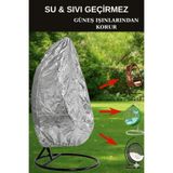 Leiste Koza Su Geçirmez Bahçe Fındık Salıncak Hamak Koruma Örtüsü Kılıfı Yağmur Toz Kir Önleyici Branda