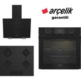 Leisure Siyah 3 Lü Ankastre Set 516 ( Pfl 9944 S - Polc 601 S - Pdly 606-S)