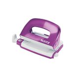 Leitz 50601062 Wow Mini 10 Sayfa Kapasiteli Metalik Mor Delgeç
