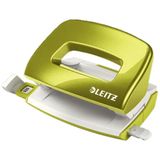 Leitz 50601064 Wow Mini 10 Sayfa Kapasiteli Metalik Yeşil Delgeç