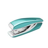 Leitz 55281051 Metalik Buz Mavisi Wow Mini 10 Sayfa Kapasiteli Zımba