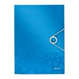Leitz Active Wow 45990036 Mavi Metalik İnce Lastikli Dosya