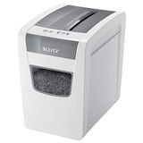 Leitz IQ SL Home Office kağıt öğütücü, güvenlik seviyesi P4, 10 yaprak kapasitesi (70-80 g/m²), 23L çöp kutusu, beyaz, 80010000