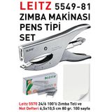 Leitz Pens Tipi Zımba Makinesi 5549 Set 40 Syf