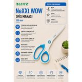 Leitz WOW Titanyum Ofis Makası 205mm Metalik Mavi - KOD:53192036