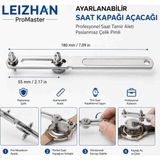 Leizhan Leızhan Promaster Ayarlanabilir Saat Kapağı Açacağı, Alaşımlı Malzeme Profesyonel Saat Tamir Aleti, Çelik Pimli Kolay Kullanım