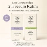 Leke Görünümü Karşıtı 2’li Serum Seti%5 Traneksamik Asit +%10 Azelaik Asit Aydınlatıcı