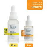 Leke Karşıtı Arbutin & C Vitamini Seti: 30 ml Leke Serumu + 8 ml Tanışma Boy C Vitamini