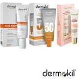 Leke Karşıtı Güneş Kremi & Anti Spot Leke Kremi & Göz Çevresi Bakım Kremi 3 Lü Set