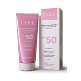 Leke Karşıtı Ton Eşitleyen Spf 50 Pembe Renkli Güneş Kremi Glutatyon, Hyaluronik Asit Etkili 50 ml