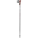 Leki Baton Airfoil 3D Siyah Kırmızı Unisex Kayak Batonu - Siyah - Kırmızı - 110 cm