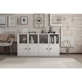 Leksa 4 Kapaklı Raflı Kitaplık 130 Cm Beyaz Ktp-1181-Ç