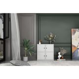 Leksa Kapaklı Kitaplık 65 Cm Beyaz Ktp-1023-Ç