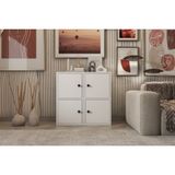 Leksa Kapaklı Kitaplık 65 Cm Beyaz Ktp-1159-Ç