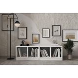 Leksa Raflı Kitaplık 130 Cm Beyaz Ktp-1196