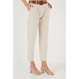 Lela% 100 Pamuklu Regular Fit Pantolon Bayan PANTOLON 673PY2007