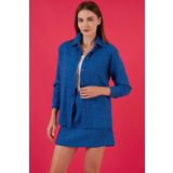 Lela 42190503 Saks Kadın Gömlek