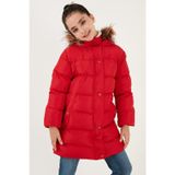 Lela 6028720 Kırmızı Kız Çocuk Mont
