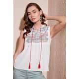 Lela 611BZ0249 Ekru Kadın Bluz