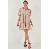 Lela 6235541 Taş Kadın Elbise