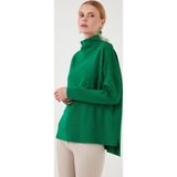 Lela Arkası Uzun Dik Yaka İnce Triko Bayan Kazak 4615002 BENETTON