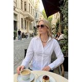 Lela Belden Oturtmalı Pileli Pamuk Karışımlı Fitted Fit Gömlek Bayan GÖMLEK 6778275
