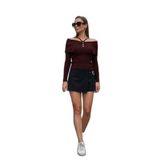 Lela Comfort Fit Kemer Detaylı Mini Boy Şort Etek Bayan ŞORT ETEK 611SR0081