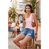Lela Kalın Askılı V Yaka Bluz Kadın BLUZ 5864384