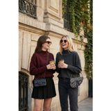Lela Oversize Fit Balıkçı Yaka Yumuşak Dokulu 2'li Paket Triko Bayan Kazak 680KZ00469S2 ANTRASİT-BORDO