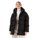 Lela Oversize Fit Kapüşonlu Şişme Mont Bayan MONT 640Y047