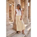 Lela Pamuk Karışımlı Normal Kalıp Lastikli Bel Etek ETEK 4613143