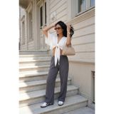 Lela Pamuklu Comfort Fit Bağlamalı Yarasa Kol Bolero BOLERO 5866354