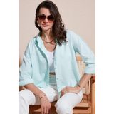 Lela Pamuklu Regular Fit Uzun Kollu Düz Bayan Gömlek CF25S168305 MİNT