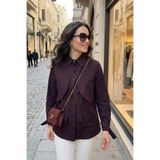 Lela Pamuklu Relaxed Fit Bağlama Detaylı Gömlek Bayan GÖMLEK 6925408