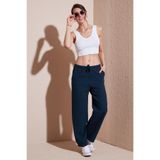 Lela Pamuklu Relaxed Fit Yüksek Bel Bol Paça Pantolon Bayan PANTOLON 668YP5118