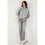 Lela Premium Oversize Fit Balıkçı Yaka Yumuşak Dokulu Triko Kazak Bayan KAZAK 680KZ00469
