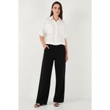 Lela Regular Fit Cep Detaylı Kısa Kollu Gömlek Bayan GÖMLEK 6778568