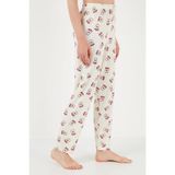 Lela Regular Fit Gömlek Yaka Kısa Kollu Pijama Takımı Bayan PİJAMA TAKIMI 65740102