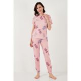 Lela Regular Fit Kısa Kollu Pijama Takımı Bayan PİJAMA TAKIMI 65740104