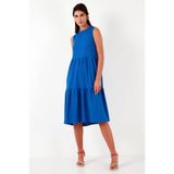 Lela Regular Fit Kolsuz Midi Elbise Bayan ELBİSE 5869008